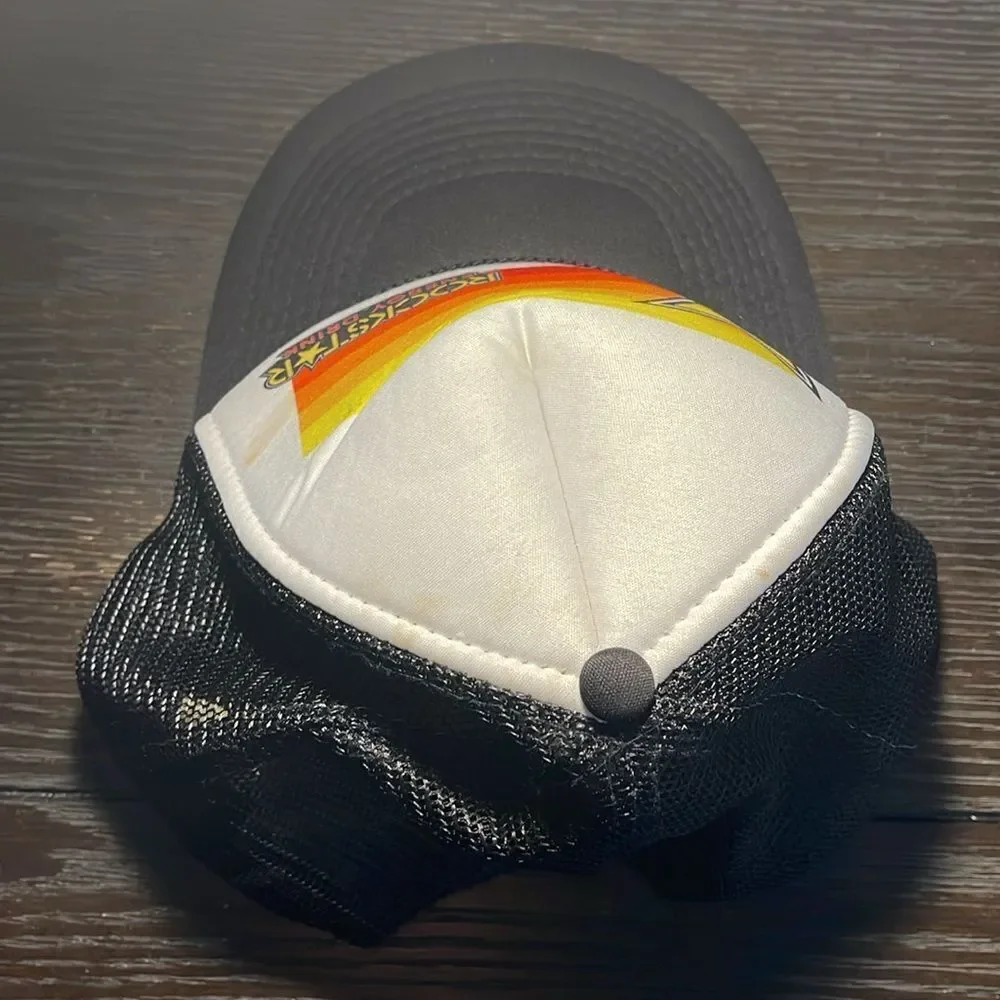 Kids Trucker Hat - Black and White